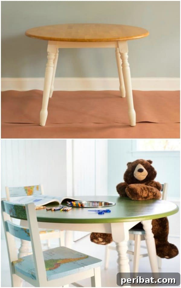 Unlock Kid Magic: 35 Household Item Crafts 37 Dining Room Table Repurpose – Kids Activity Table