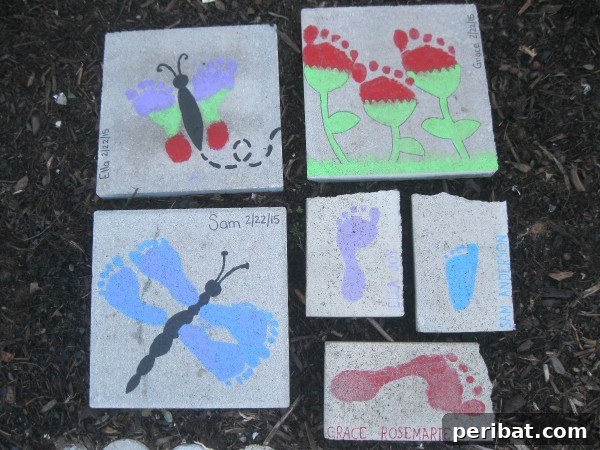 Elevate Your Garden Path: Creative Stepping Stone Ideas 17 Whimsical DIY Footprint Stepping Stones