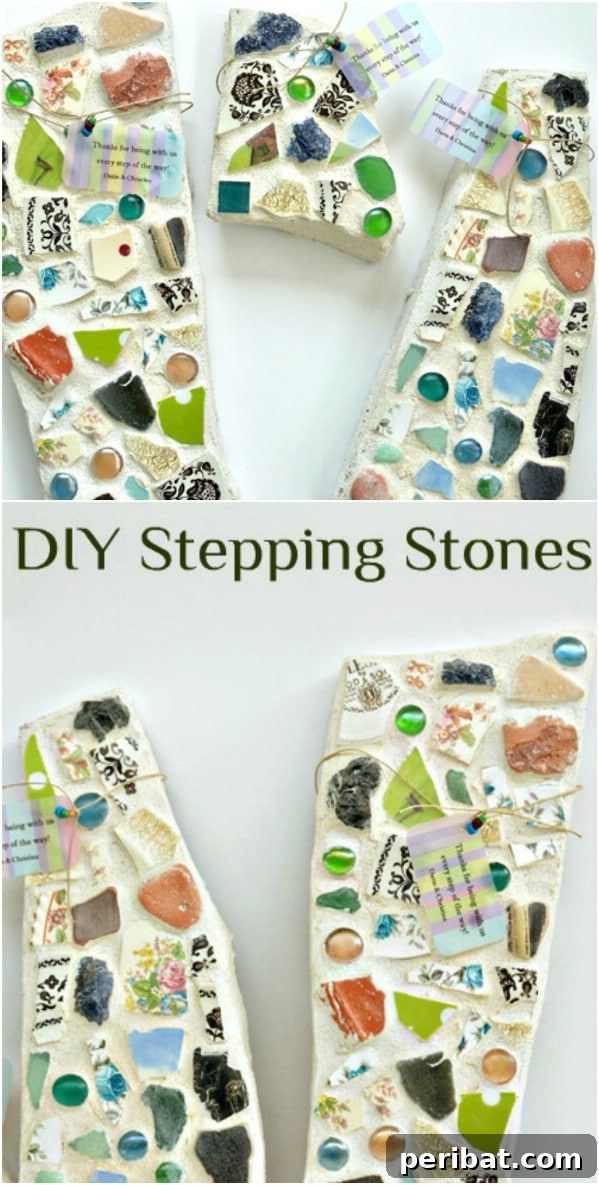 Elevate Your Garden Path: Creative Stepping Stone Ideas 22 DIY Mosaic Flagstone Stepping Stones