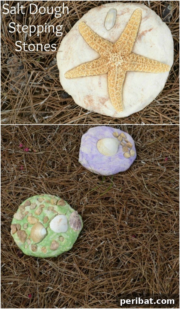 Elevate Your Garden Path: Creative Stepping Stone Ideas 27 DIY Salt Dough Stepping Stones