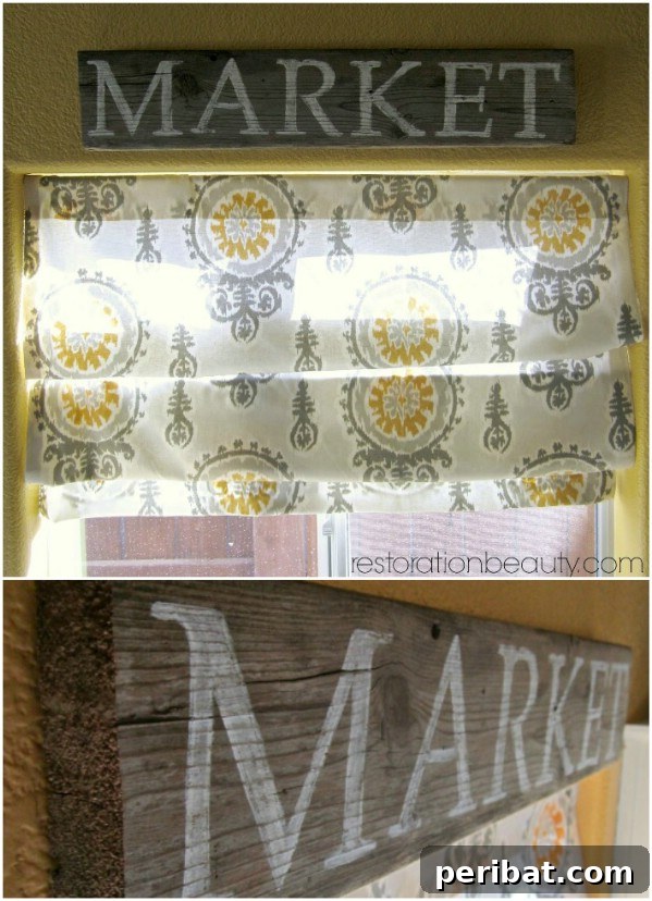 50 Charming Wooden Signs for Rustic Home Appeal 12 Easy DIY Rustic Market Sign for Kitchen or Dining Room