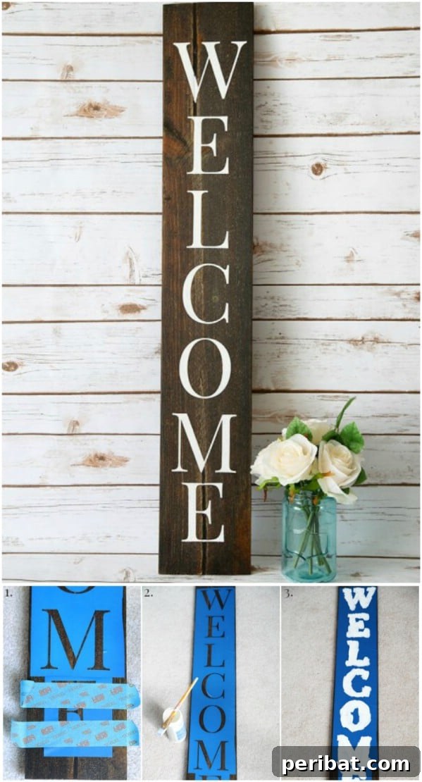 50 Charming Wooden Signs for Rustic Home Appeal 19 Easy DIY Silhouette Wood Signs for Customizable Messages