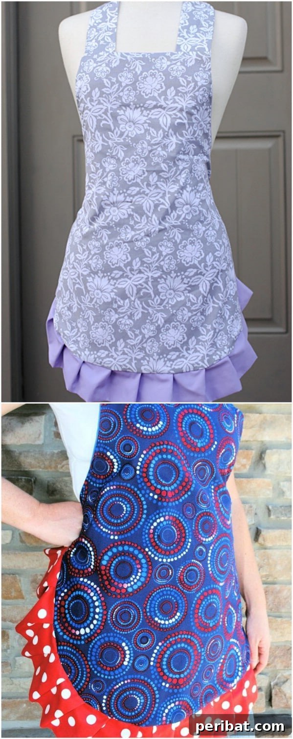 30 Genius Ways to Transform Old Bed Sheets 22 Cute DIY Apron
