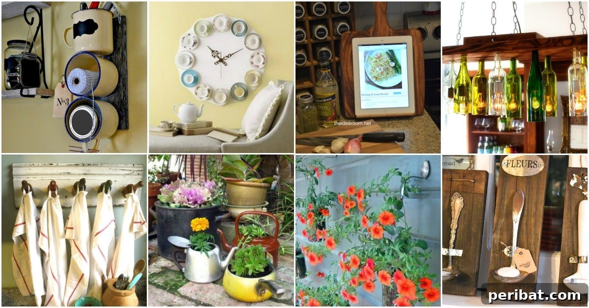 Unlock Creativity: Transform Forgotten Kitchen Tools into Stunning Decor 2 repurpose old kitchen items