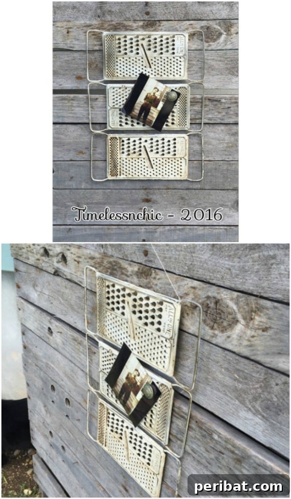 Unlock Creativity: Transform Forgotten Kitchen Tools into Stunning Decor 23 Repurposed Cheese Grater Message Board