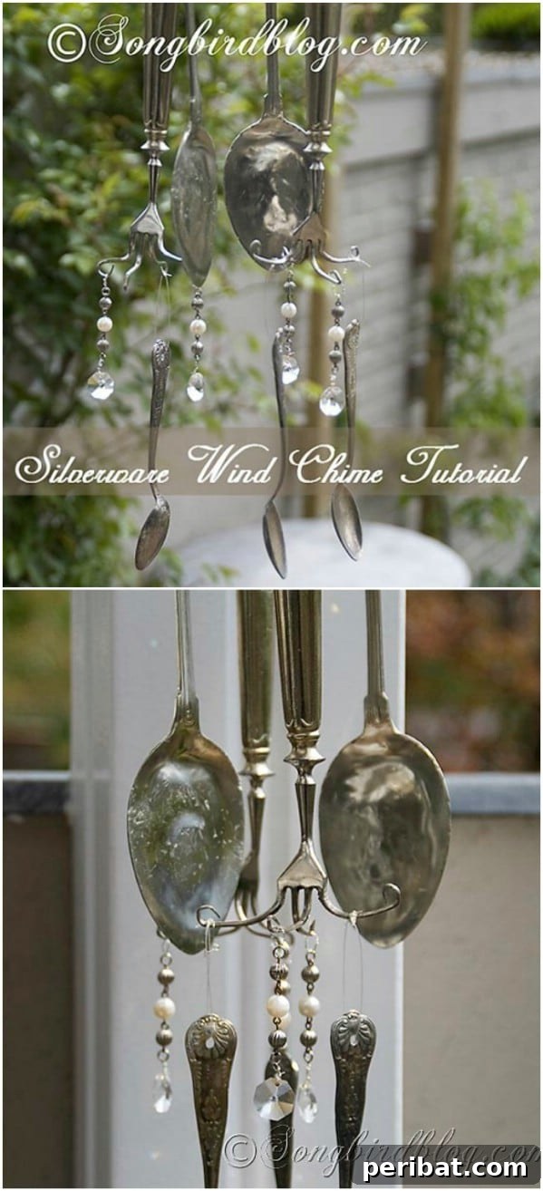 Unlock Creativity: Transform Forgotten Kitchen Tools into Stunning Decor 27 Upcycled Kitchen Utensil Wind Chime
