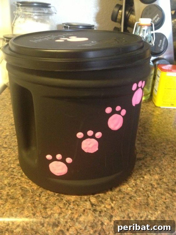 Brewing Up New Uses For Empty Coffee Containers 15 DIY Pet Food Or Snack Canister