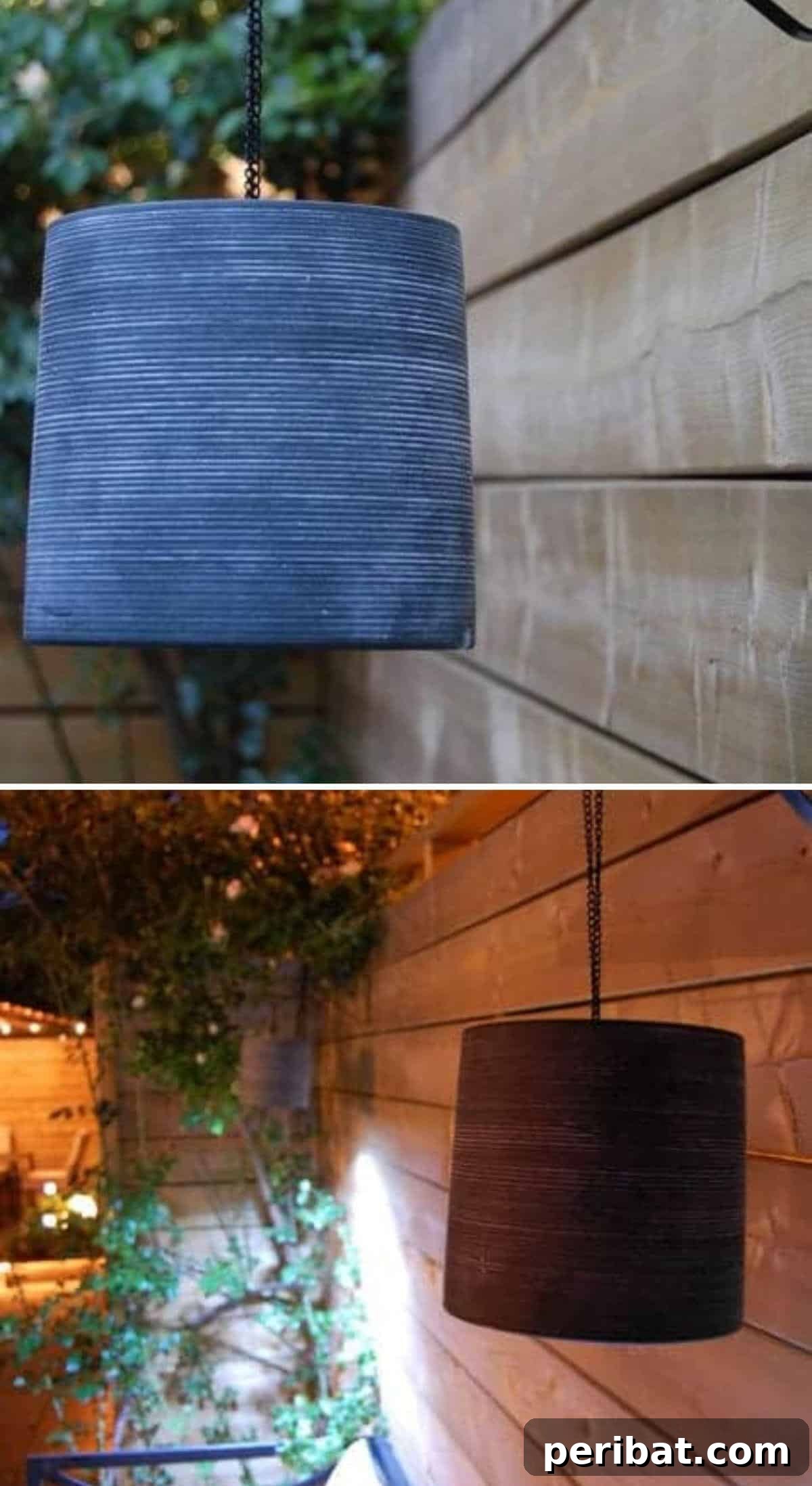 35 Radiant Outdoor Lantern Ideas to Transform Your Garden 28 DIY Clay Pot Lamp Shade