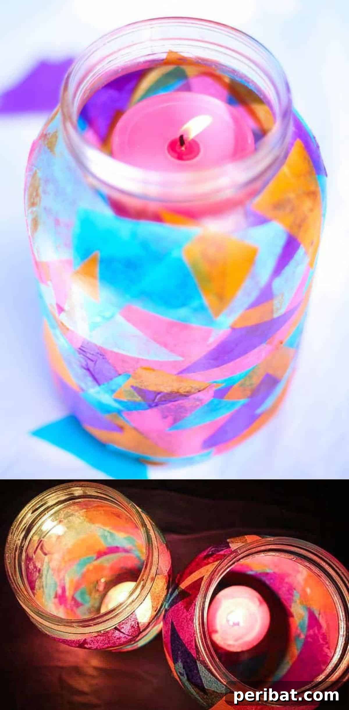 35 Radiant Outdoor Lantern Ideas to Transform Your Garden 30 Tissue Paper Jar Lanterns