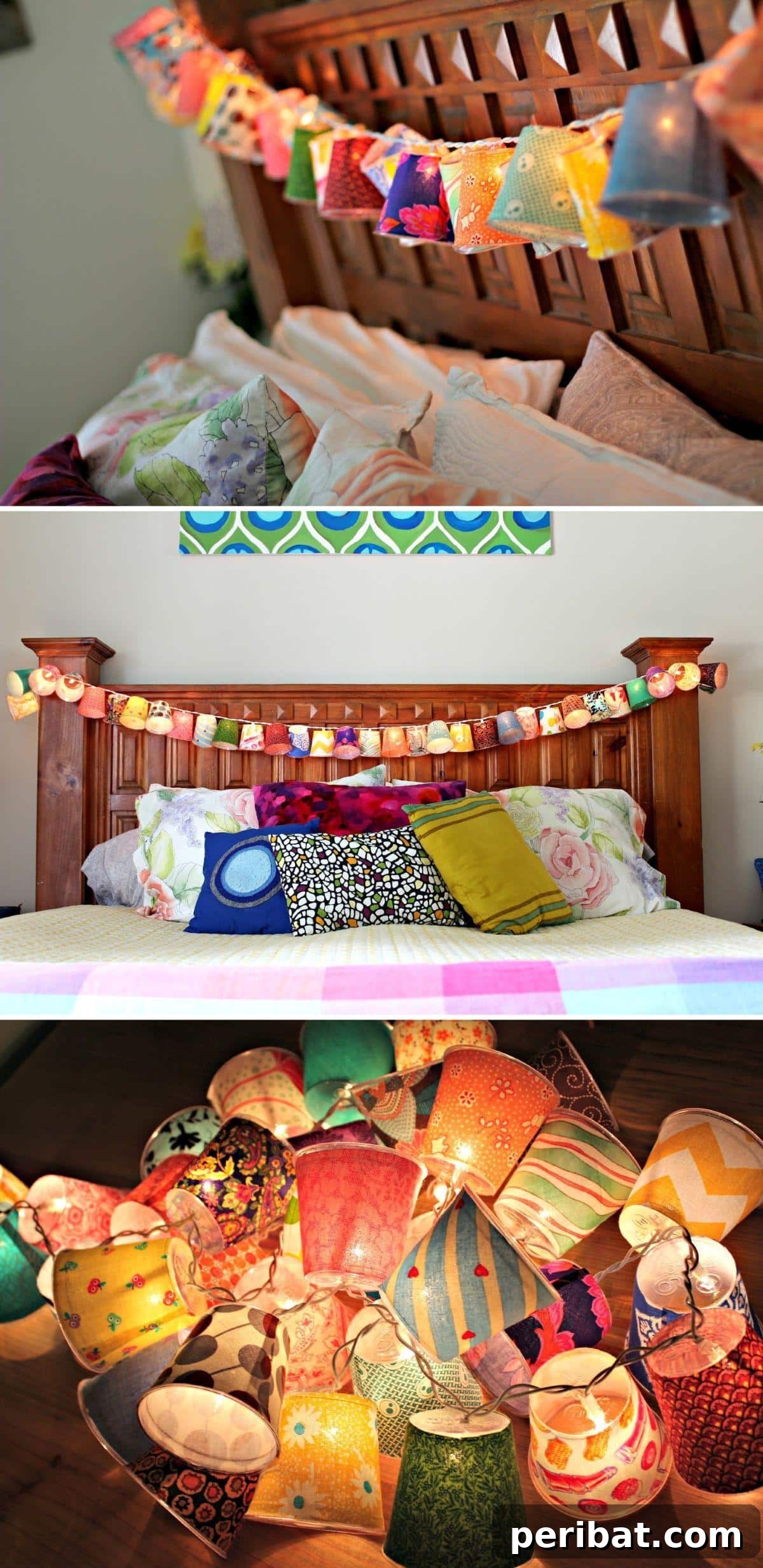35 Radiant Outdoor Lantern Ideas to Transform Your Garden 4 Mini Fabric Garden Lamps