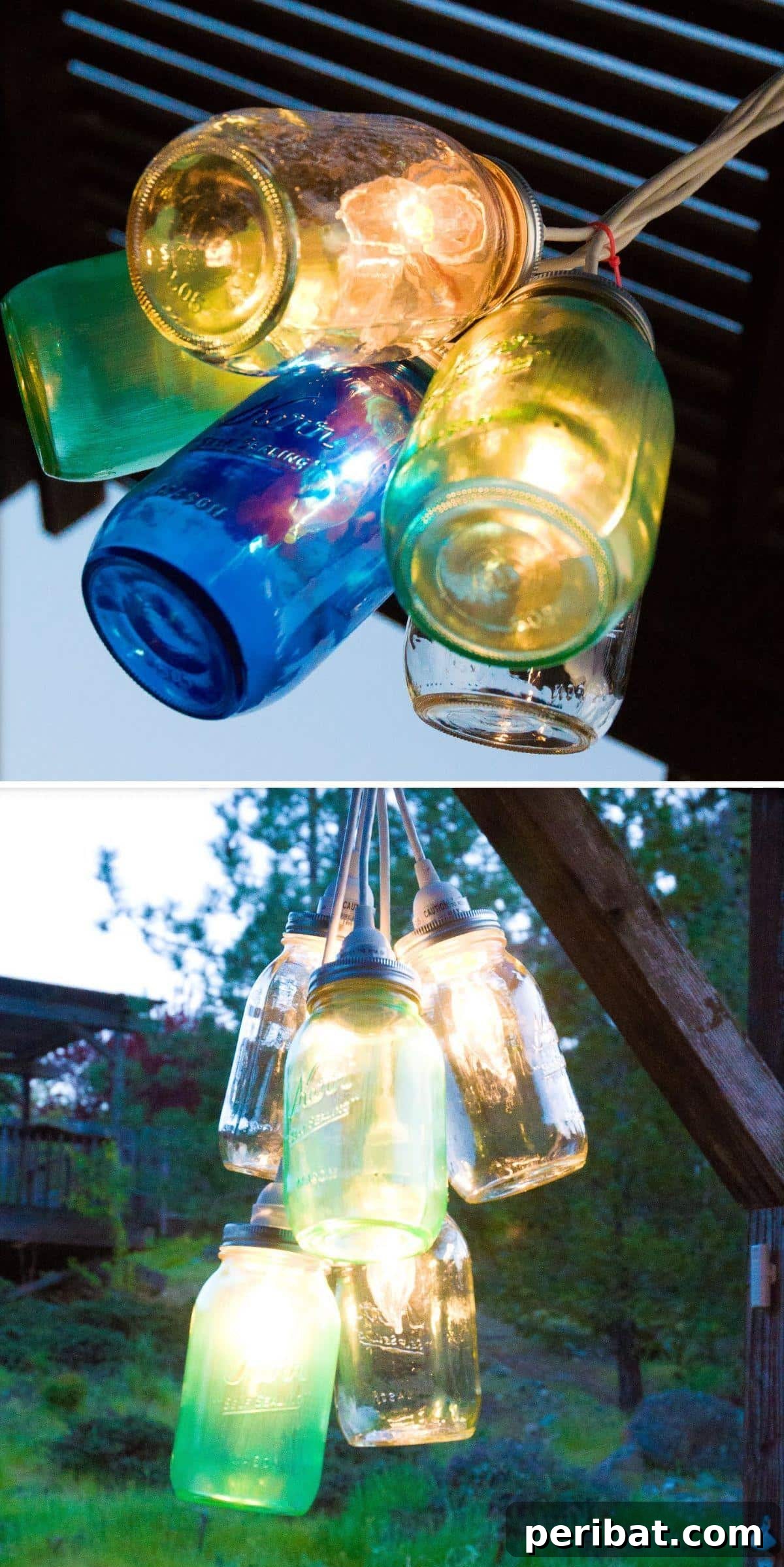 35 Radiant Outdoor Lantern Ideas to Transform Your Garden 7 DIY Mason Jar Chandelier