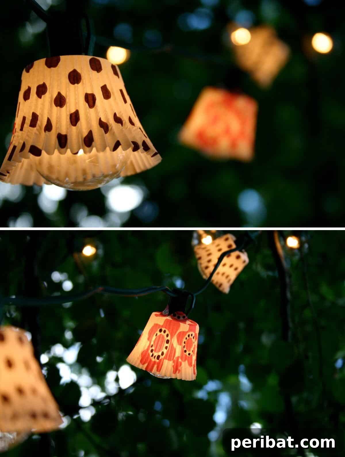 35 Radiant Outdoor Lantern Ideas to Transform Your Garden 8 DIY Outdoor Cupcake Lights
