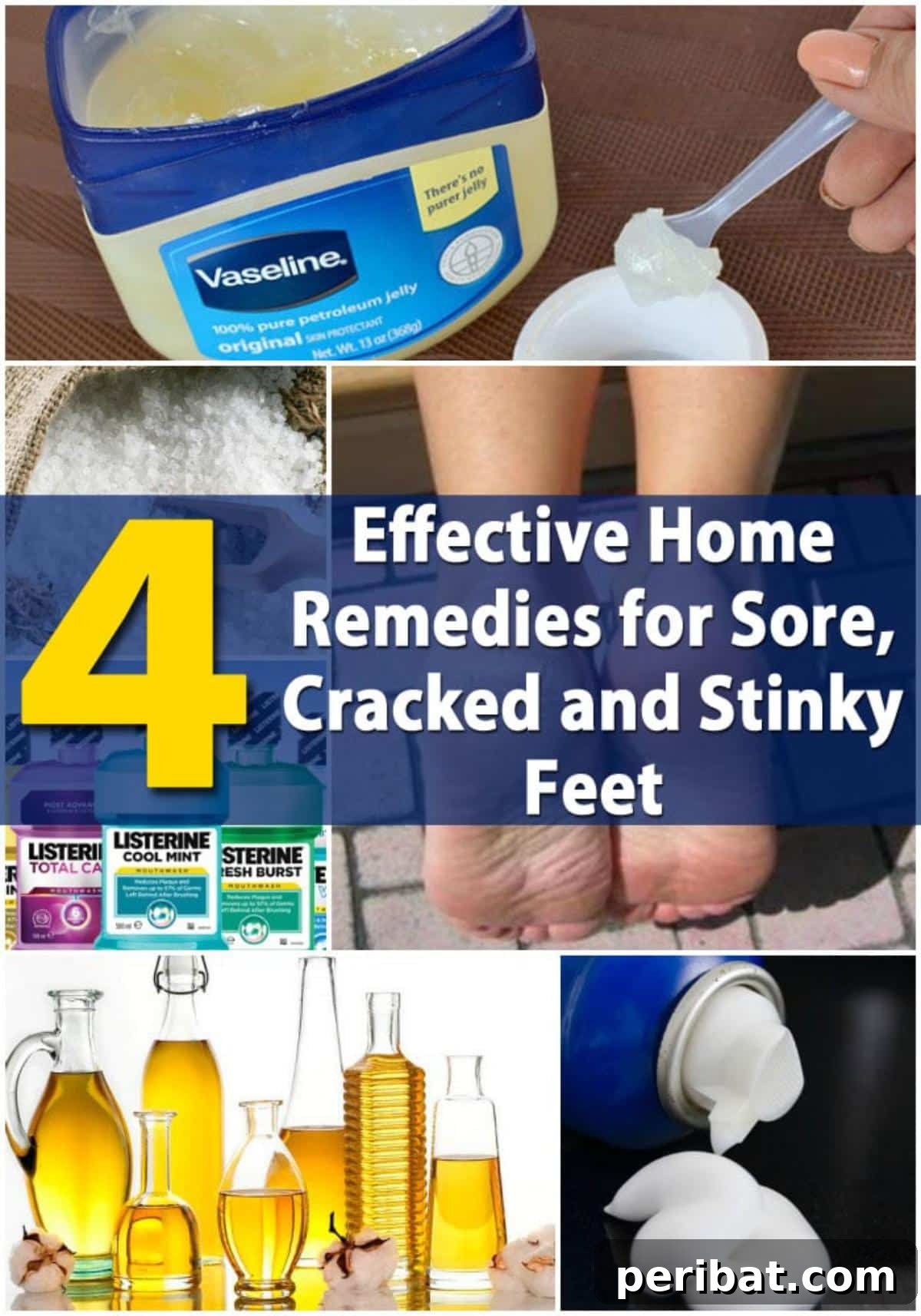 Transform Your Feet 4 Home Remedies for Soreness Cracks and Odor 2 4 Effective Home Remedies for Sore, Cracked and Stinky Feet - Feet Before and After Treatment
