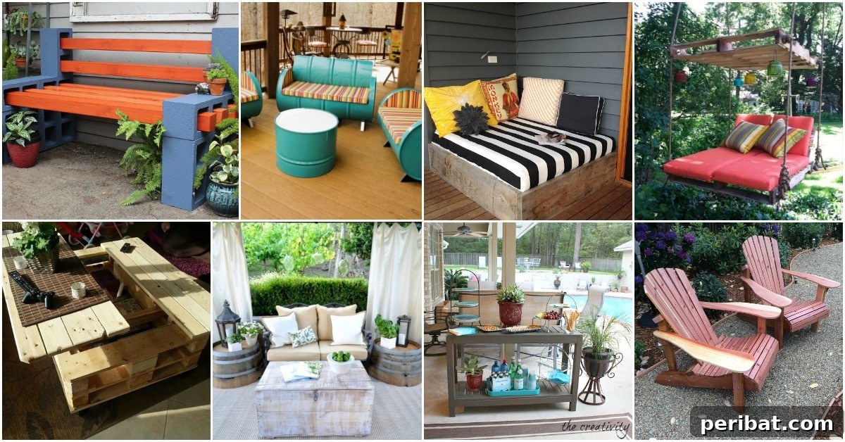 backyard furniture project