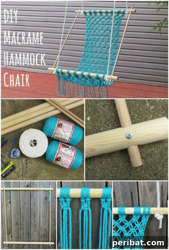 Easy Macramé Hammock