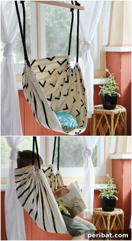 DIY Cloth Hammock Chair
