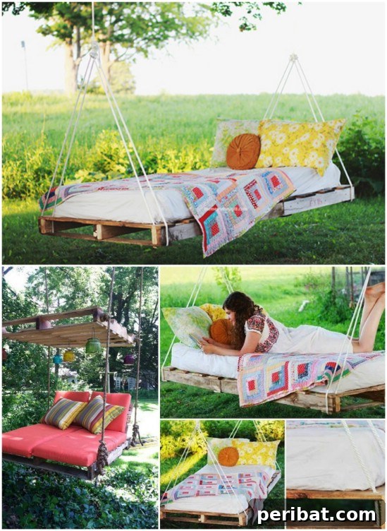Easy Backyard Hanging Lounger