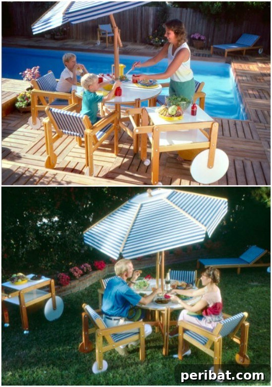 Easy DIY Deck Furniture