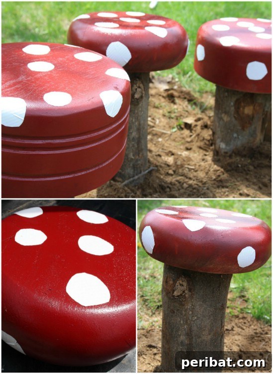 Adorable DIY Toadstools