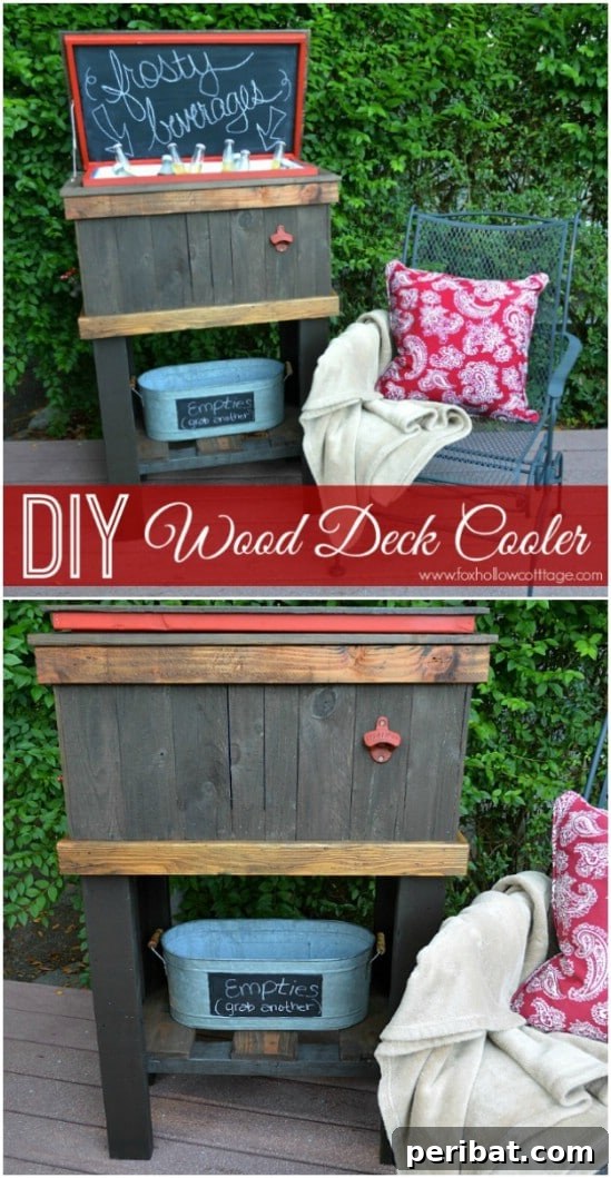Great Wood Deck Cooler