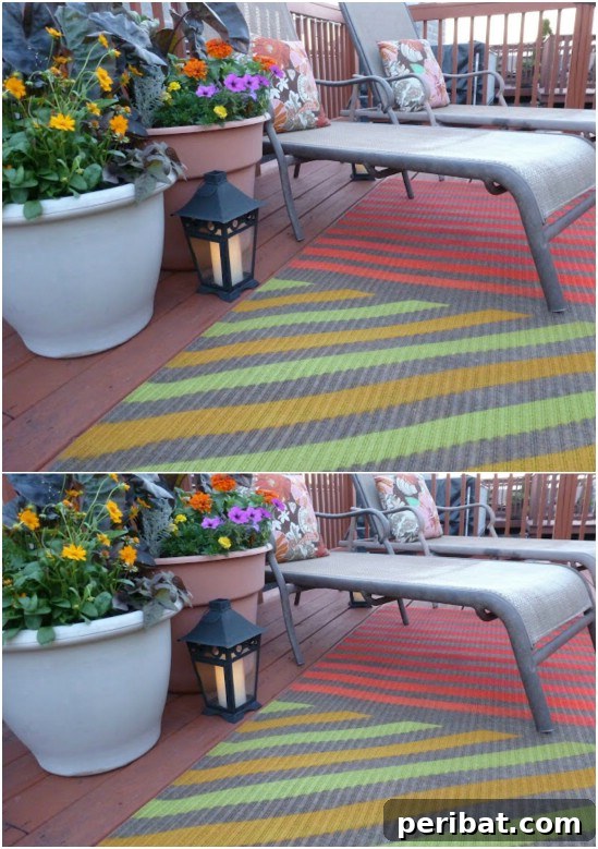 DIY Outdoor Rug