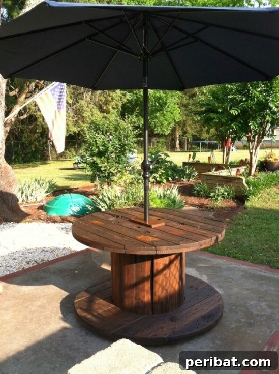 DIY Tile Patio Table