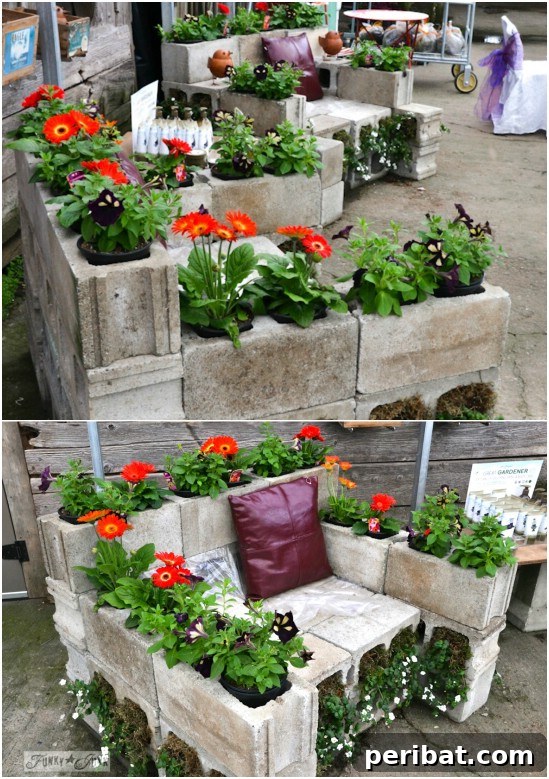 DIY Concrete Chair/Planter