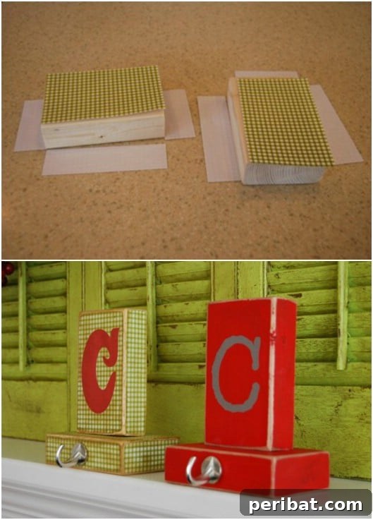 DIY Wood Stocking Hangers