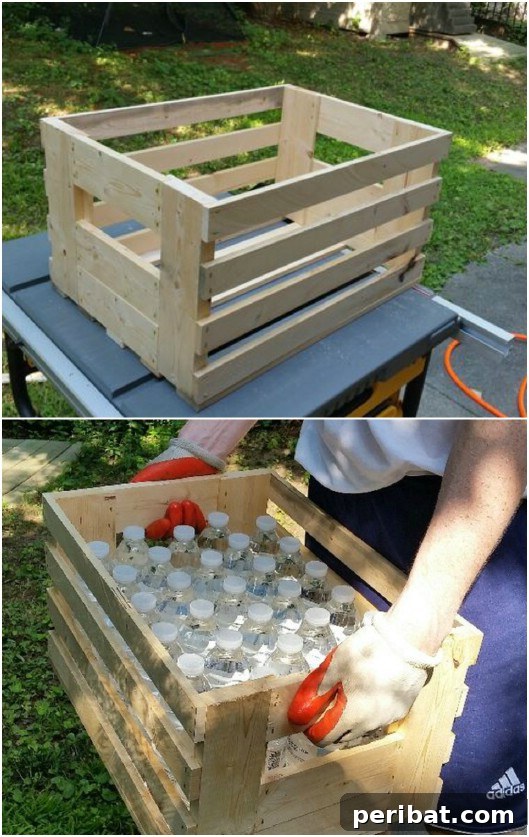 DIY Rustic Crate