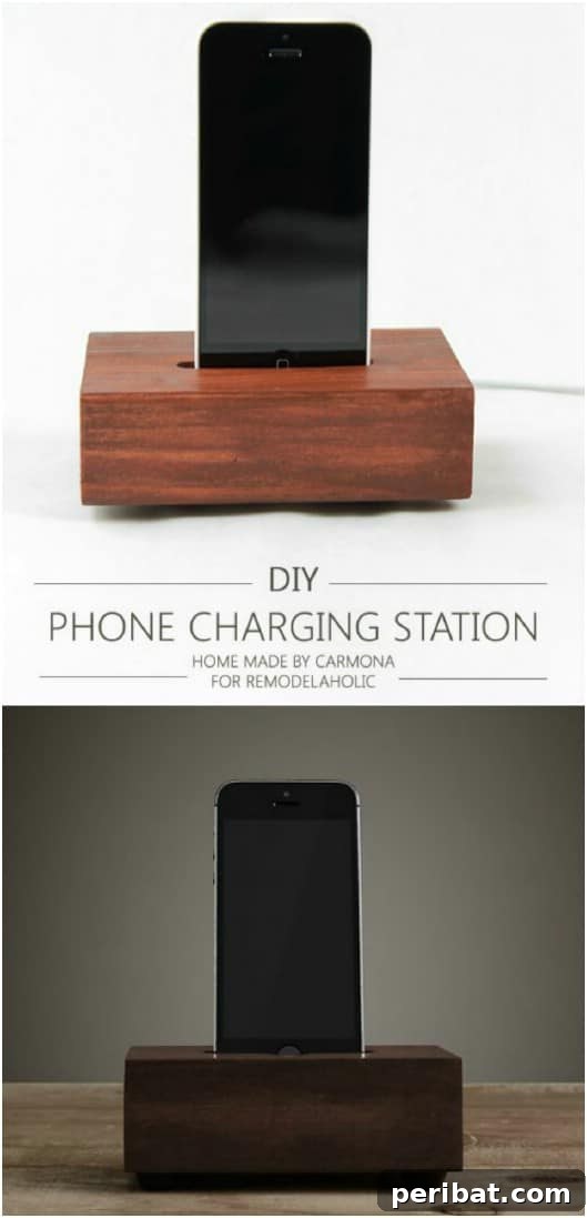 Easy Knockoff Charging Station
