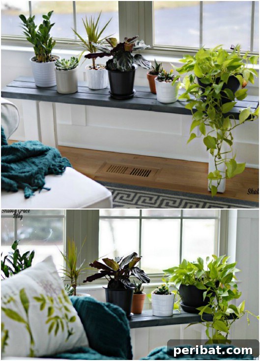 $10 DIY Wooden Plant Stand