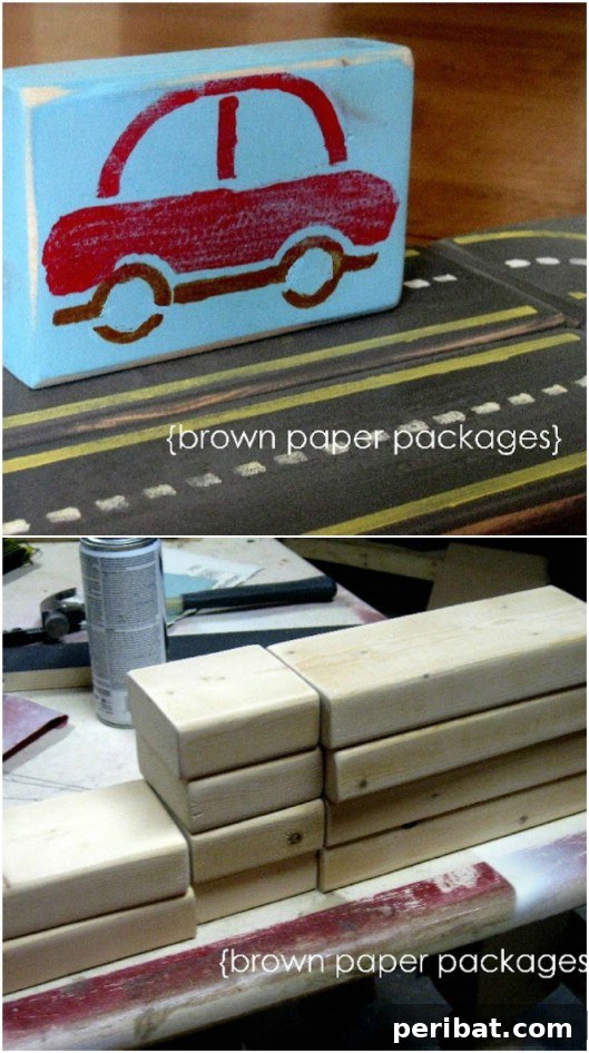 DIY 2X4 Racetrack Building Blocks
