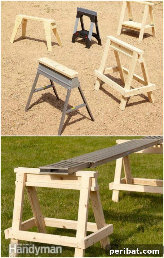 Fast And Easy DIY Sawhorse