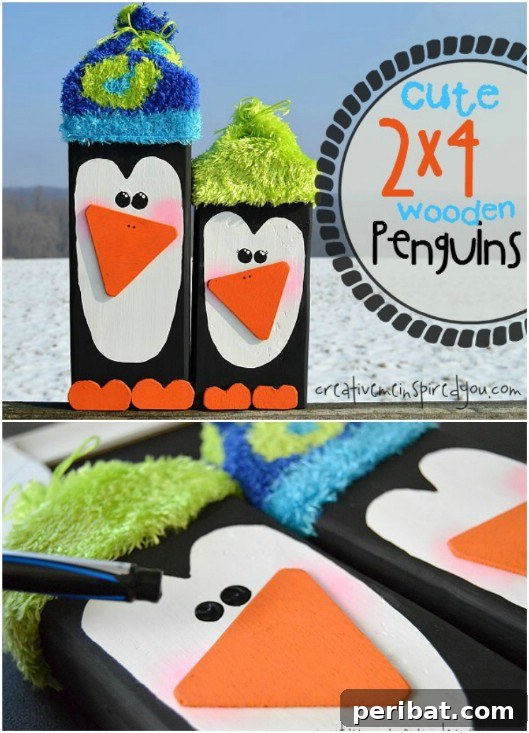 2X4 Block Penguins