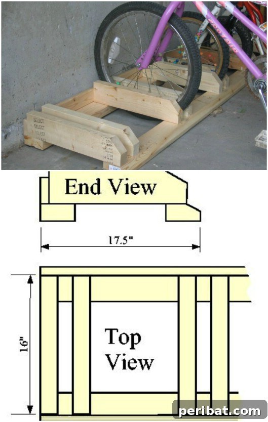 Easy DIY Bike Rack
