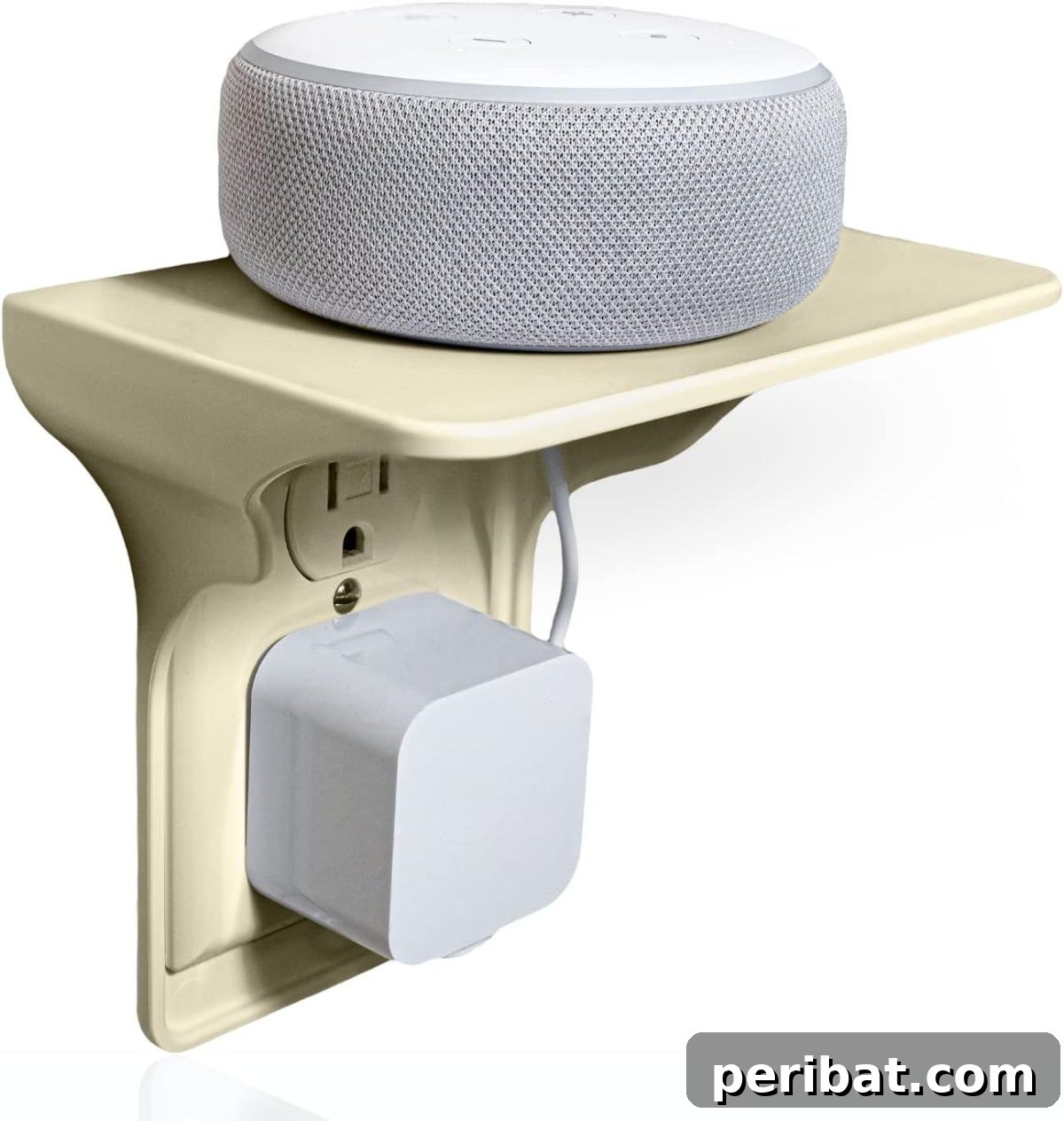 Power Perch Outlet Shelf for charging and small items