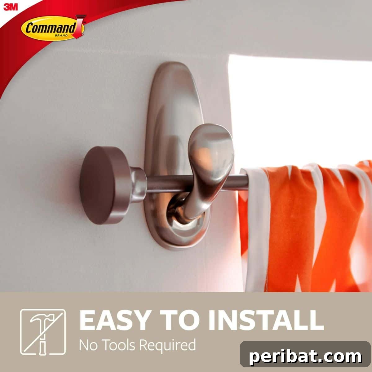 Command Forever Classic Large Metal Hook for damage-free hanging