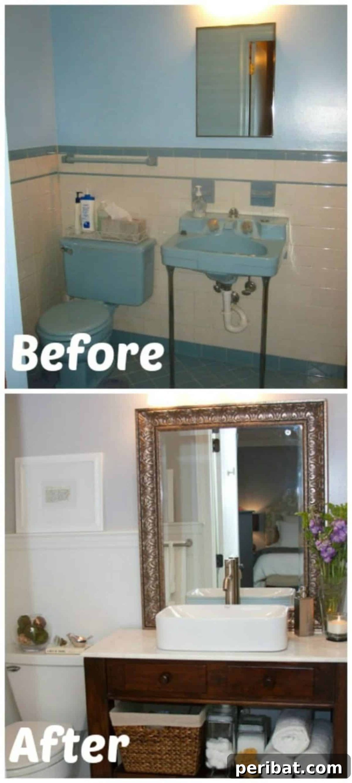 Bright and organized master bathroom