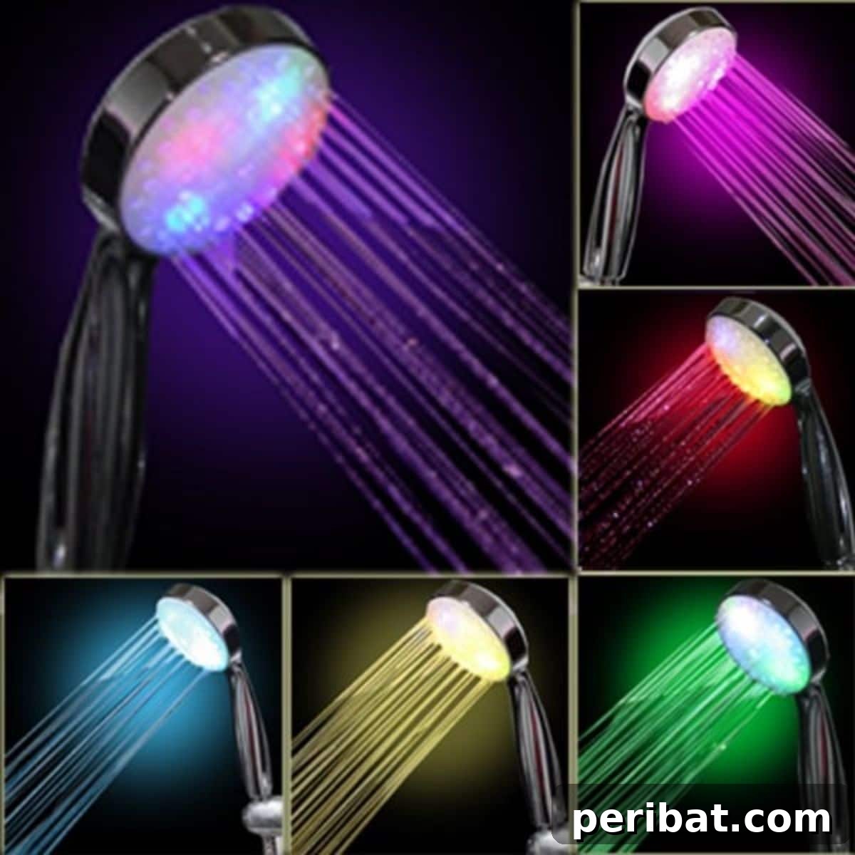7 Color Led Shower Head for a vibrant shower experience