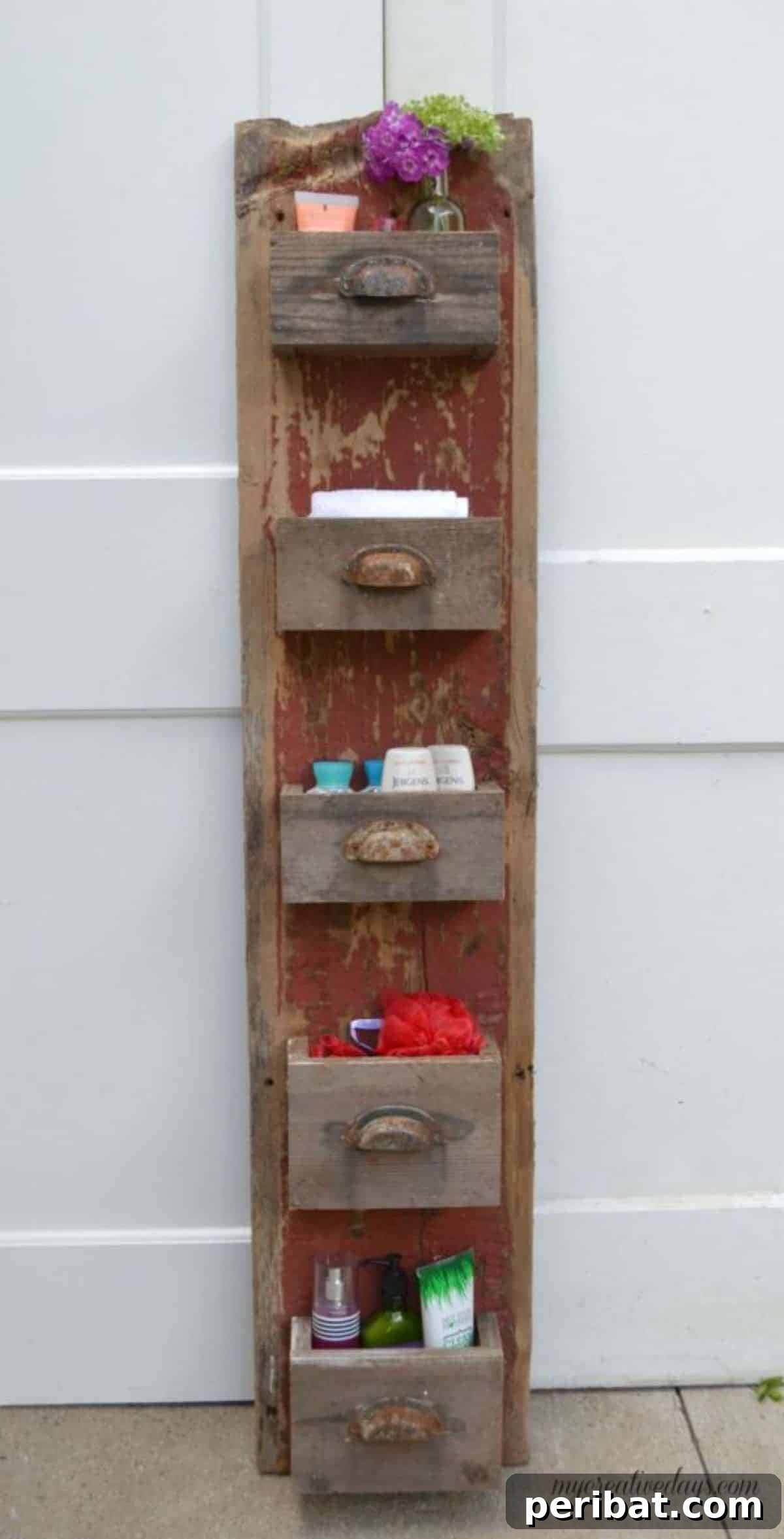 DIY Wall Organizer With Rustic Flair To Keep You Organized