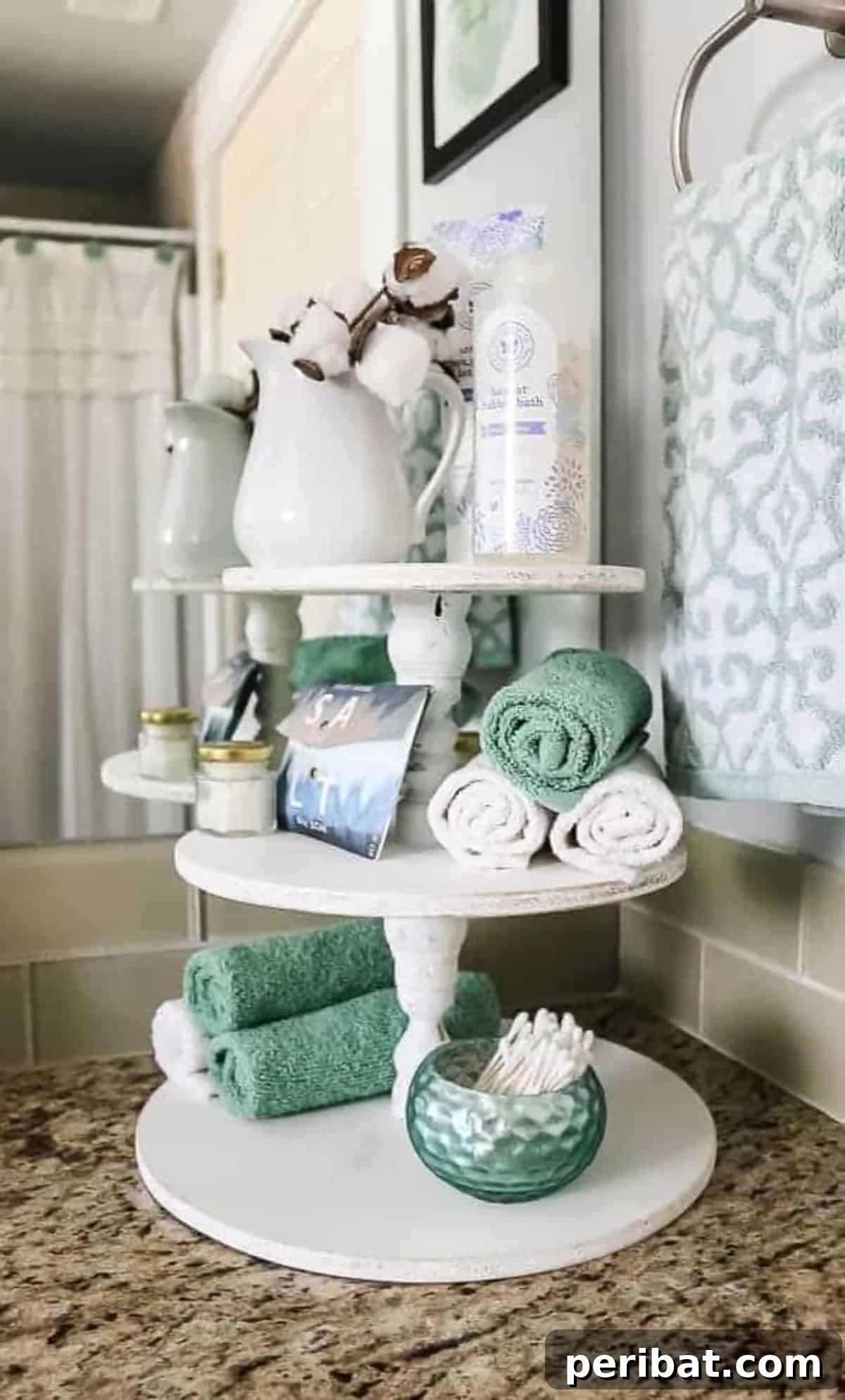 Farmhouse Style Three Tier Stand for decorative organization