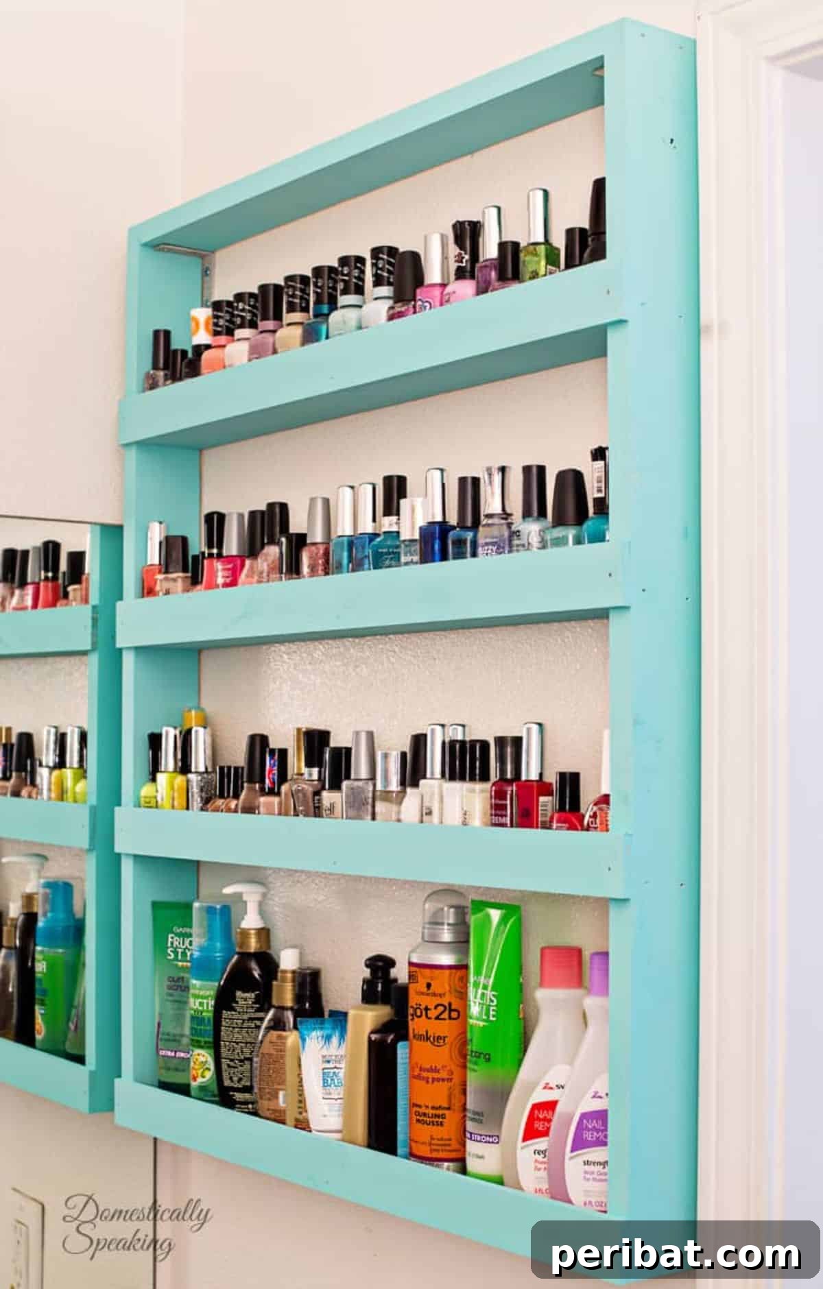 Nail Polish Shelf for organized beauty products
