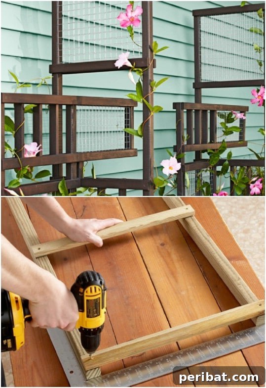 Creative DIY Trellises to Enhance Your Garden's Beauty and Support 6 Freestanding Flower Trellis