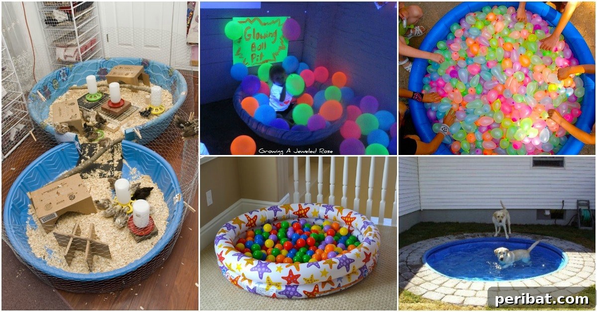 20 Genius Hacks for Repurposing Old Kiddie Pools 2 repurpose old kiddie