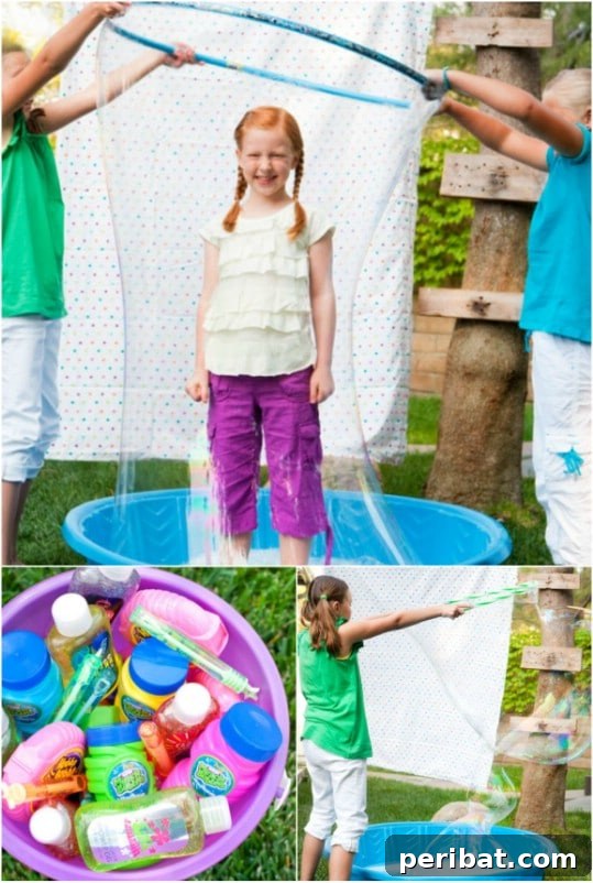 20 Genius Hacks for Repurposing Old Kiddie Pools 17 Extra Large Bubble Fun