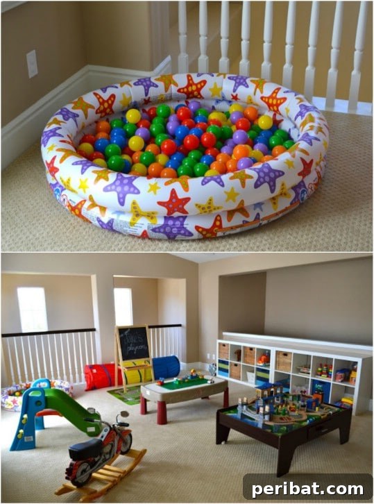 20 Genius Hacks for Repurposing Old Kiddie Pools 3 Repurposed Swimming Pool Ball Pit