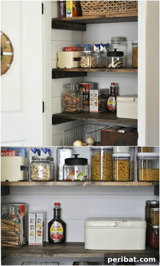 Farmhouse Pantry Makeover