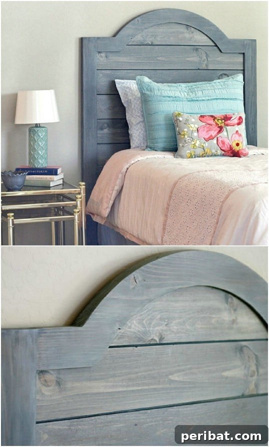 Handmade Shiplap Headboard