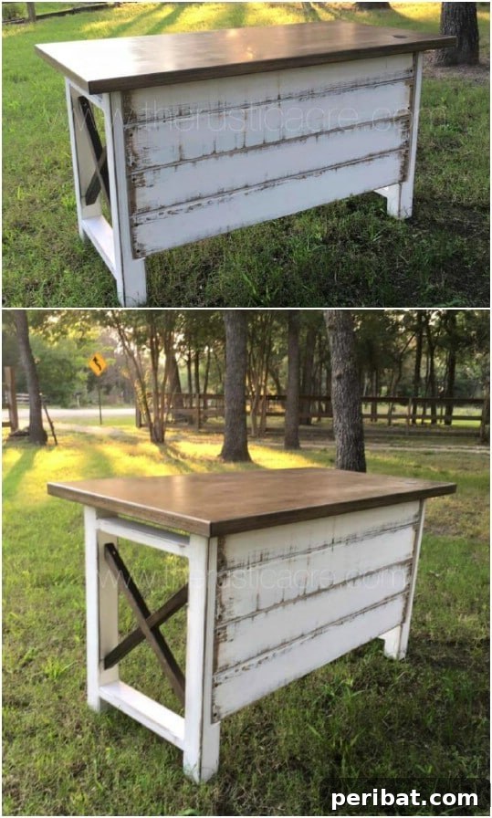 Beautiful Farmhouse Styled Desk