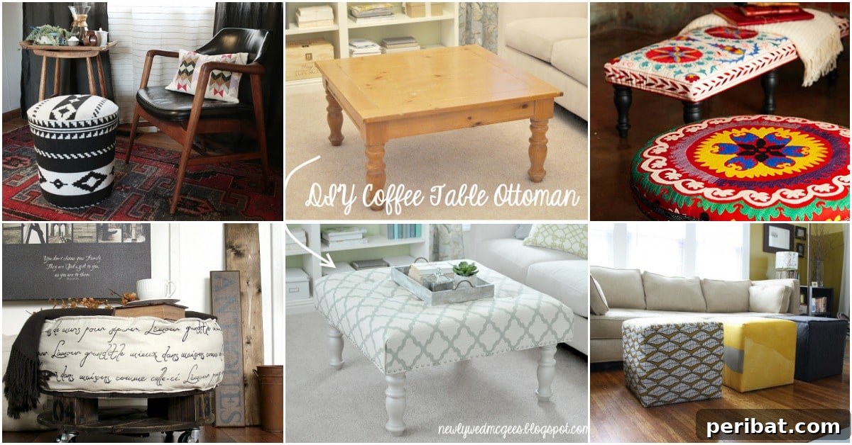 DIY Ottomans Project Showcase